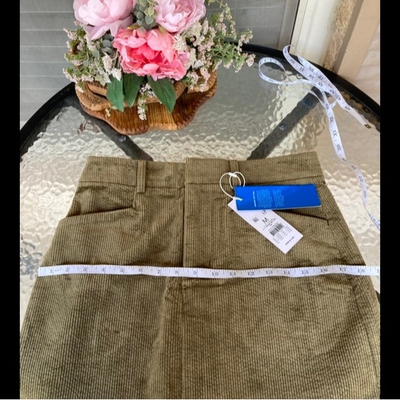 Samsoe Samsoe Moonstone Stretch Organic Cotton Corduroy Skirt NWT - Picture 7 of 8